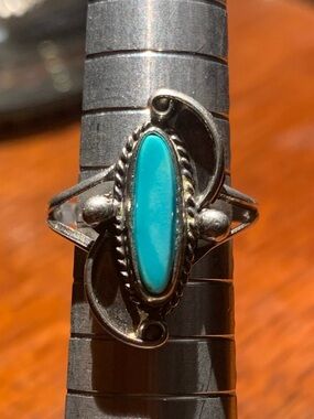 Vintage Navajo Turquoise Ring